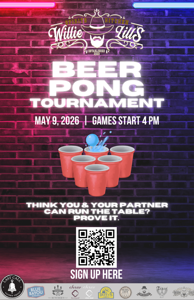 Beer Pong Tournament — May 9, 2026