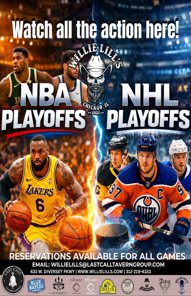 NBA & NHL Playoffs at Willie Lill’s