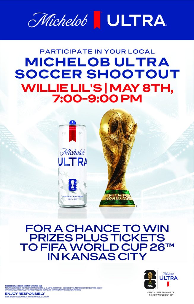 Michelob Ultra Soccer Shootout at Willie Lill’s – May 8th