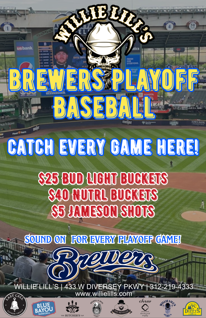 Brewers Playoff Baseball - Willie Lill’s